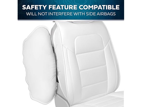 BDK MotorBox Classic Faux Leather Front Seat