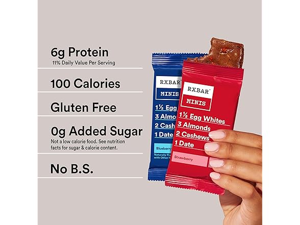 RXBAR Minis Variety Pack, 8ct