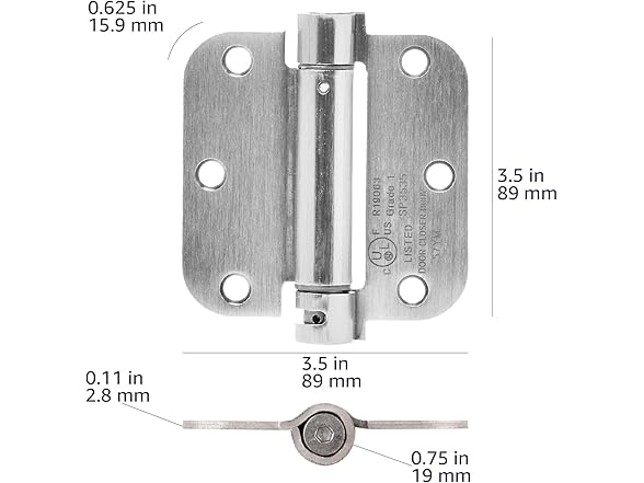 Amazon Basics Self-Closing Door Hinge