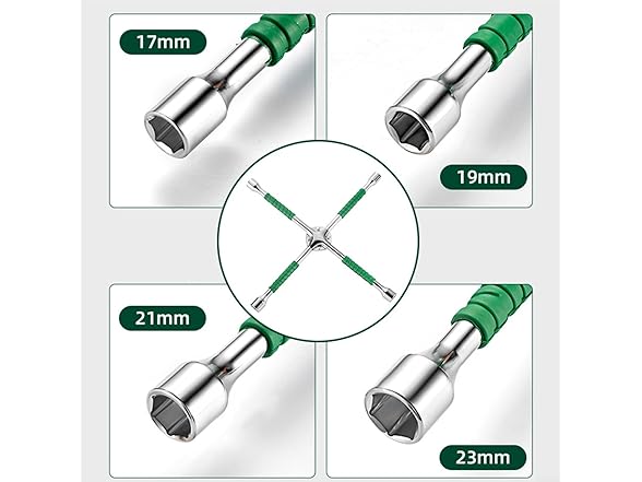 Heavy Duty 4 way Lug Wrench