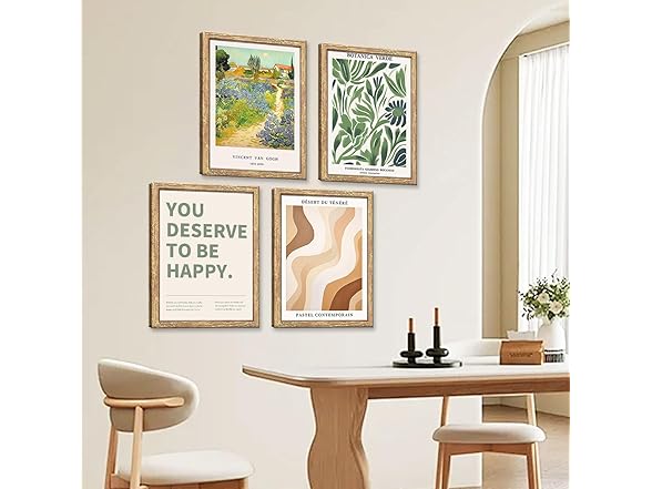 Modern Wall Art Print Set 4