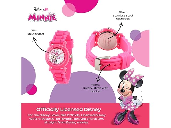 DISNEY Minnie Mouse Watch Kids 3-5