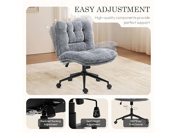 Dowinx Criss Cross Chair W/ Wheels