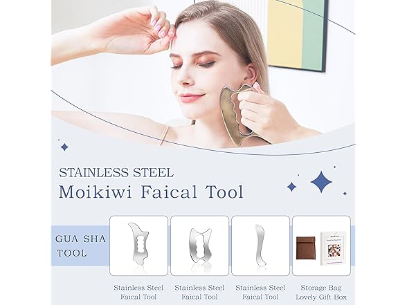 Moikiwi 3PCS Gua Sha Tool