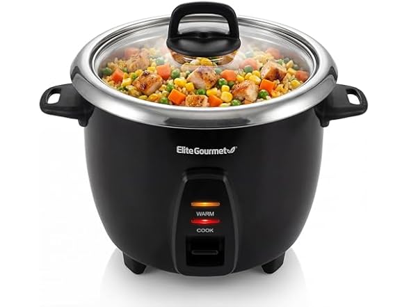 Elite Gourmet ERC2001BX 10-Cup Electric Rice Cooker