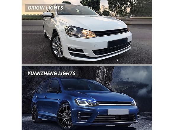 VLAND Start-up Blue LED Headlights