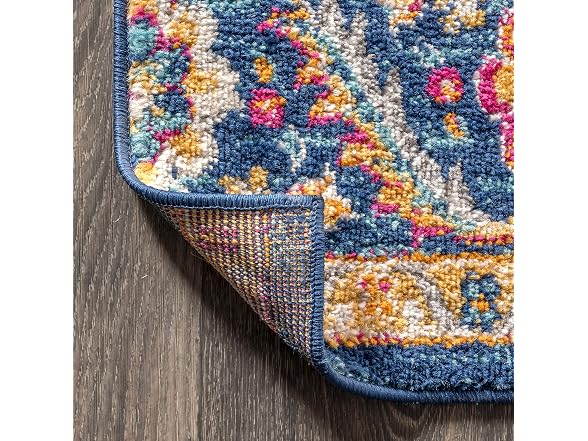 JONATHAN Y Boho Vintage Rug 8x10 Blue