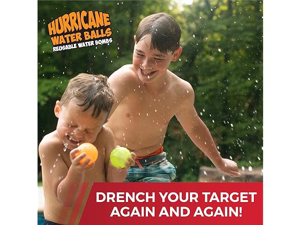 Prime Time Toys Hurricane Reusable Water Balls – 12PK