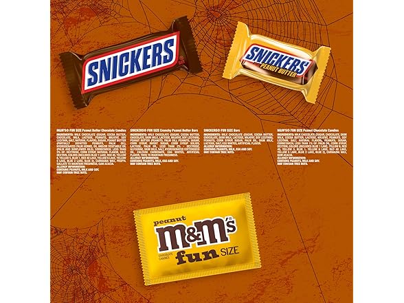 MMs Snickers Halloween Candy Variety 35c