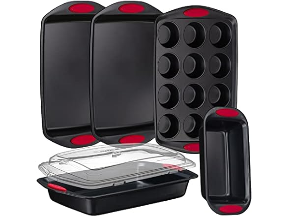 NutriChef 6-Piece Baking Pan Set