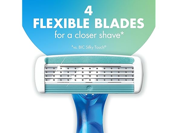 BIC Soleil 4 Women's Disposable 4 Blade Razors