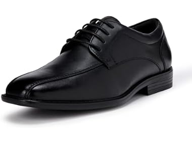 $19.99, Was $32.90, 39% Off! Amazon Essentials Men's Square Toe Derby Dress Shoes dealfomo