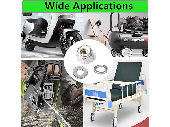 5/16-18 Nylon Insert Lock Nuts 50pc