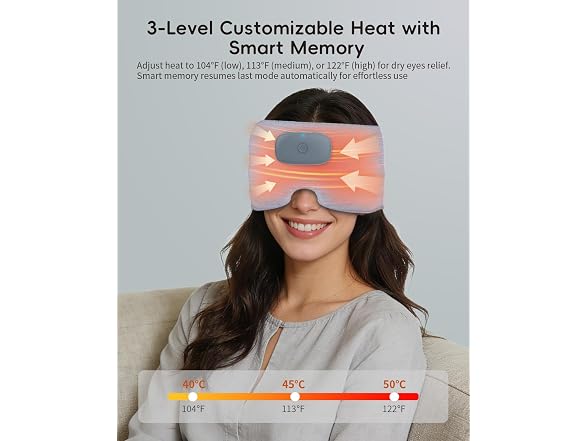 Heated Bluetooth Eye Mask