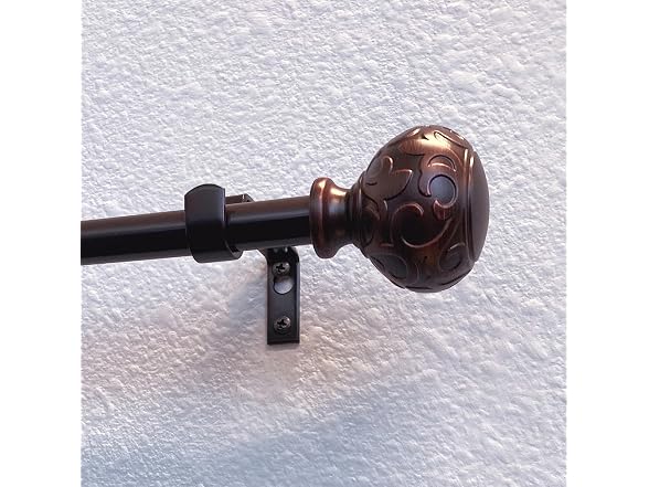 Decopolitan Sorrento Curtain Rod 48-86in