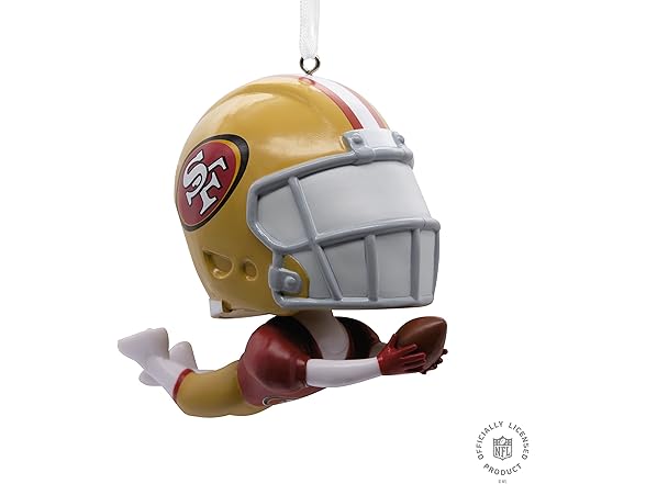 49ERS Christmas Ornament