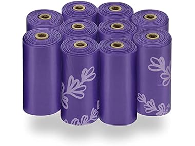 $4.49 Best Pet Supplies Dog Poop Bags Purple Lavender dealfomo