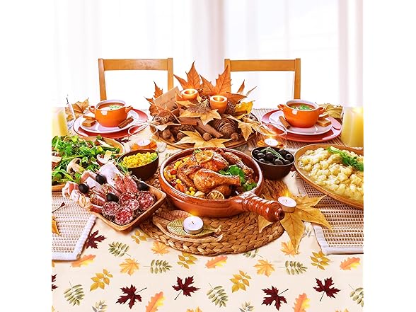6 Pcs Thanksgiving Tablecloth