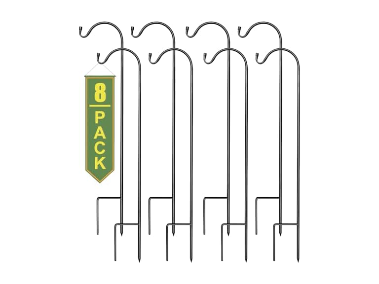 Sorbus Shepherds Hooks for Outdoor 8pk