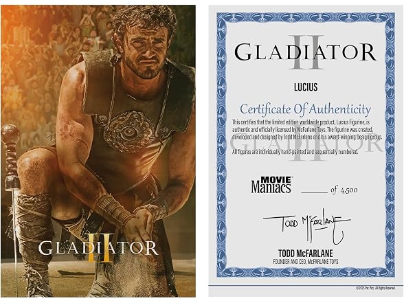 McFarlane Toys- Lucius (Gladiator II) 6in Posed Figure