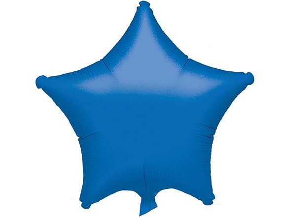 Metallic Royal Blue Star Foil Balloon