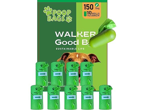 Walker Good Boy Eco-Friendly Lightly Scented Poop Bags