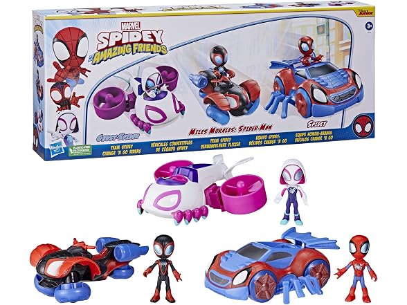 Team Spidey Change ‘N Go Riders Playset