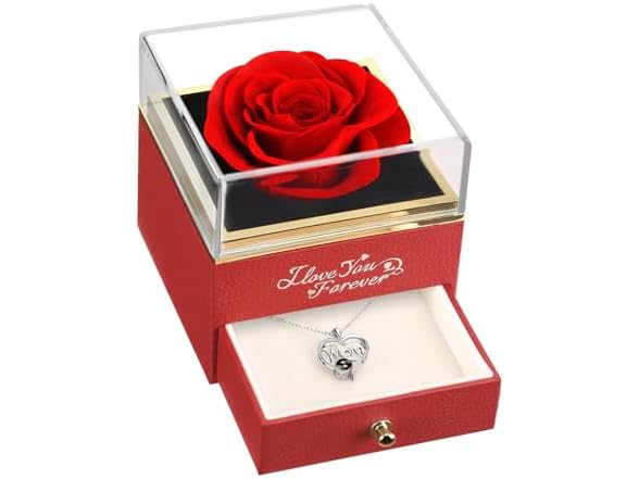 WILDLOVE Rose & Mom Necklace Gift Set
