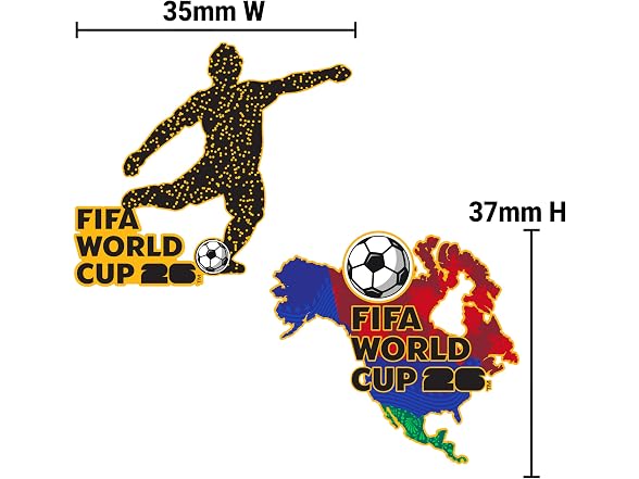 Honav Fifa World Cup Lapel Pin Bundle (2-Pack