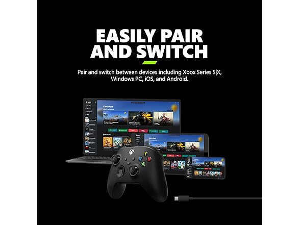 Xbox Wireless Gaming Controller + USB-C Cable