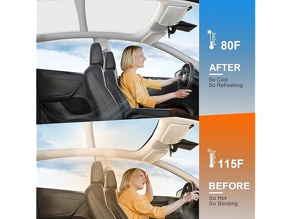 Tussgey Tesla Model 3 Sunshade Roof