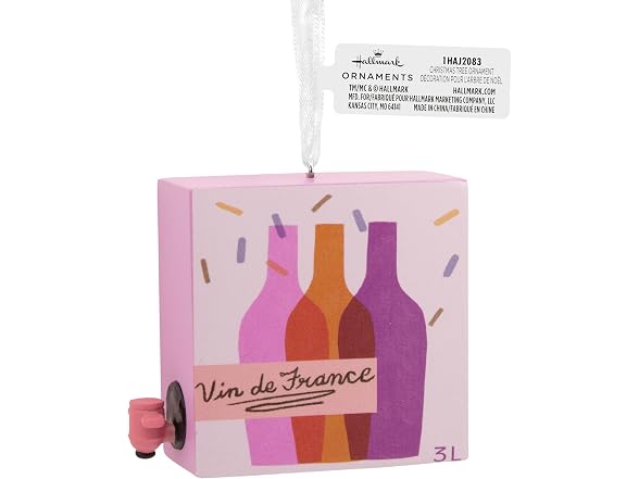 Hallmark Boxed Wine Christmas Ornament - Gallery 3
