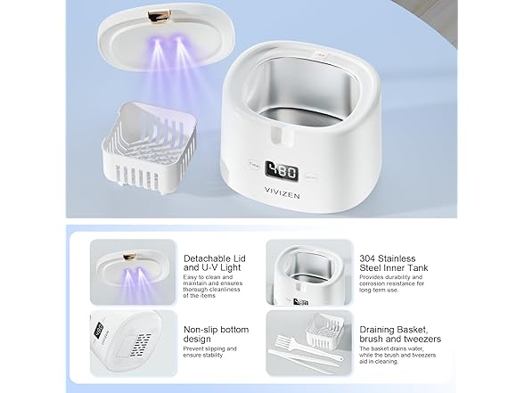 VIVIZEN Ultrasonic Retainer Cleaner