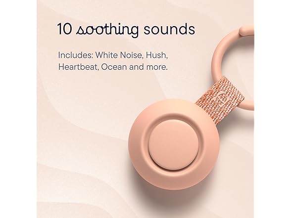 Hatch Go Portable Sound Machine (Peach)