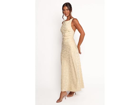 Petal & Pup Women's (M) Malie Maxi Dress - Lemon M