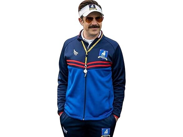 Jorde Calf Men (M) Ted Lasso Jason Sudeikis Jacket