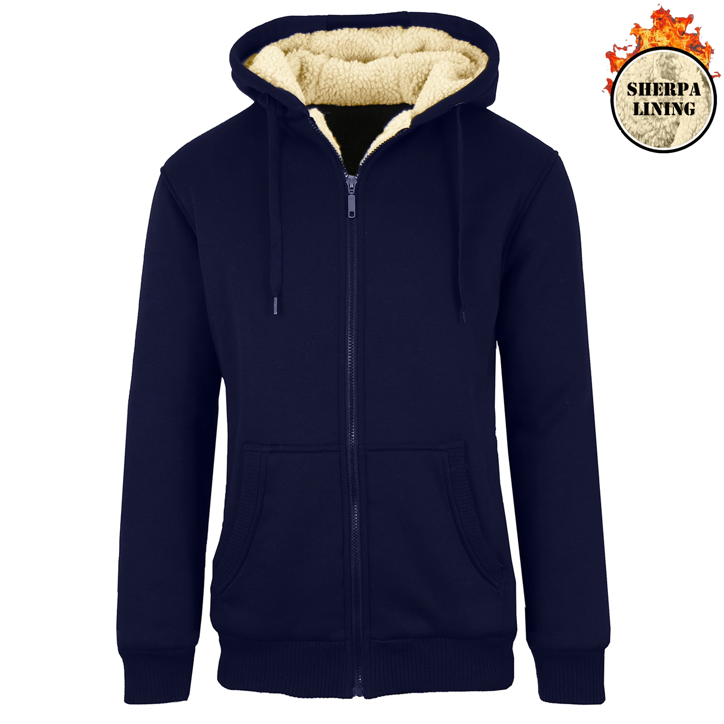 Super Heavyweight Sherpa Zip Hoodie (1 or 2pk) - Gallery 16
