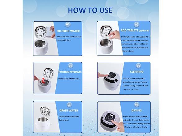 Ultrasonic Retainer Cleaner w/ Dryer