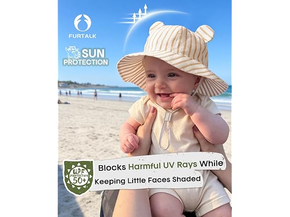 FURTALK Bear Sun Hat