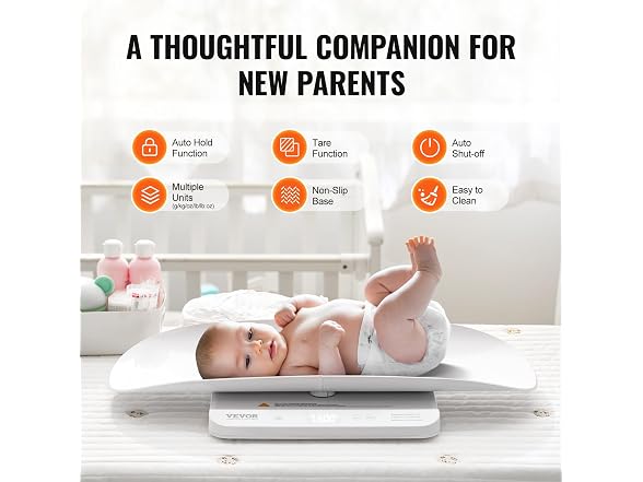 Baby Scale, 2-in-1 Infant Weight Scale