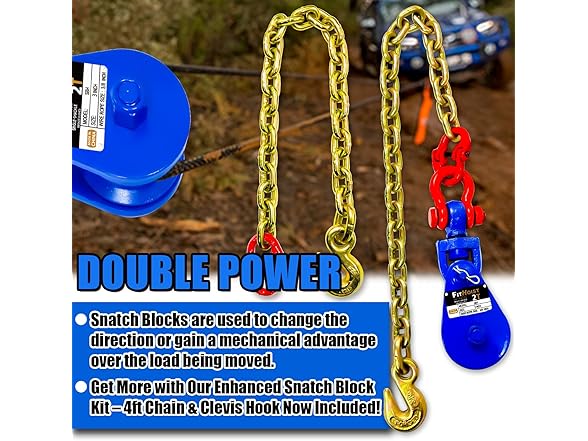2 Ton Snatch Block Kit