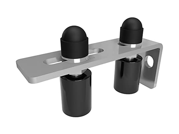 THE HARDWARE MART Gate Guide Adjustable - Smooth Black Ny