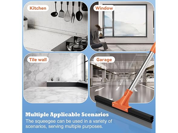 Elapun 18in Heavy-Duty Floor Squeegee