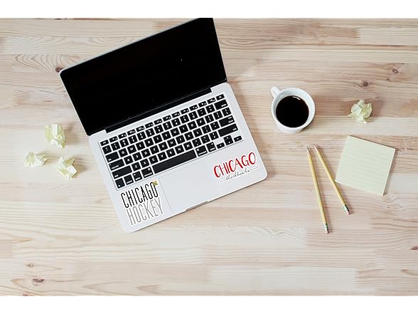 24 PCS Chicago American Blackhawks Hockey Stickers