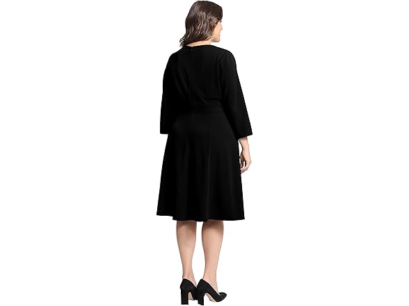 London Times Button Midi (8) Black
