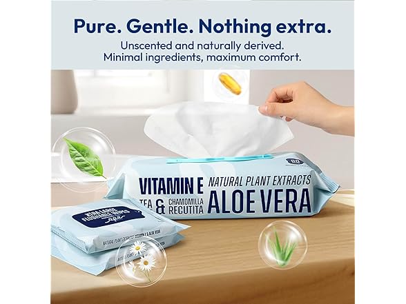 RPE Life Flushable Wet Wipes 6 Large Packs