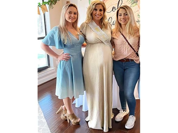 Peauty Women (L) Maternity Dress Photoshoot Dress