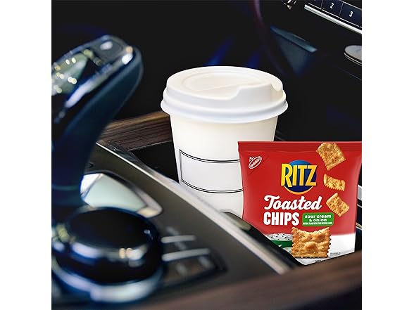 RITZ Toasted Chips Sour Cream and Onion Crackers