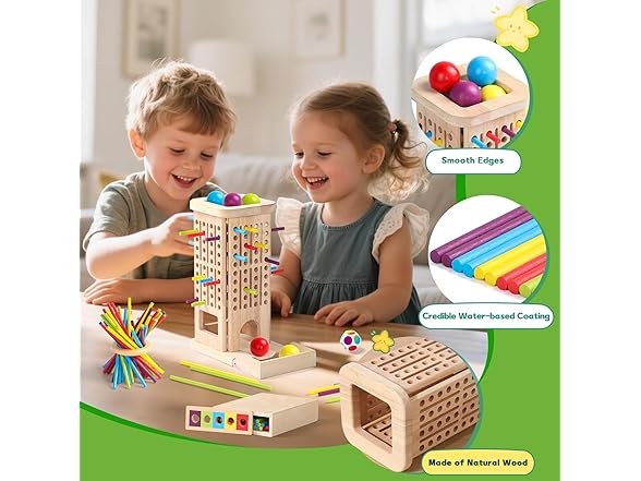 zeewoo Montessori Wooden Board Game