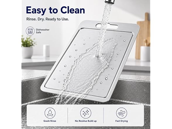 Titanium Cutting Board, Classic Edge